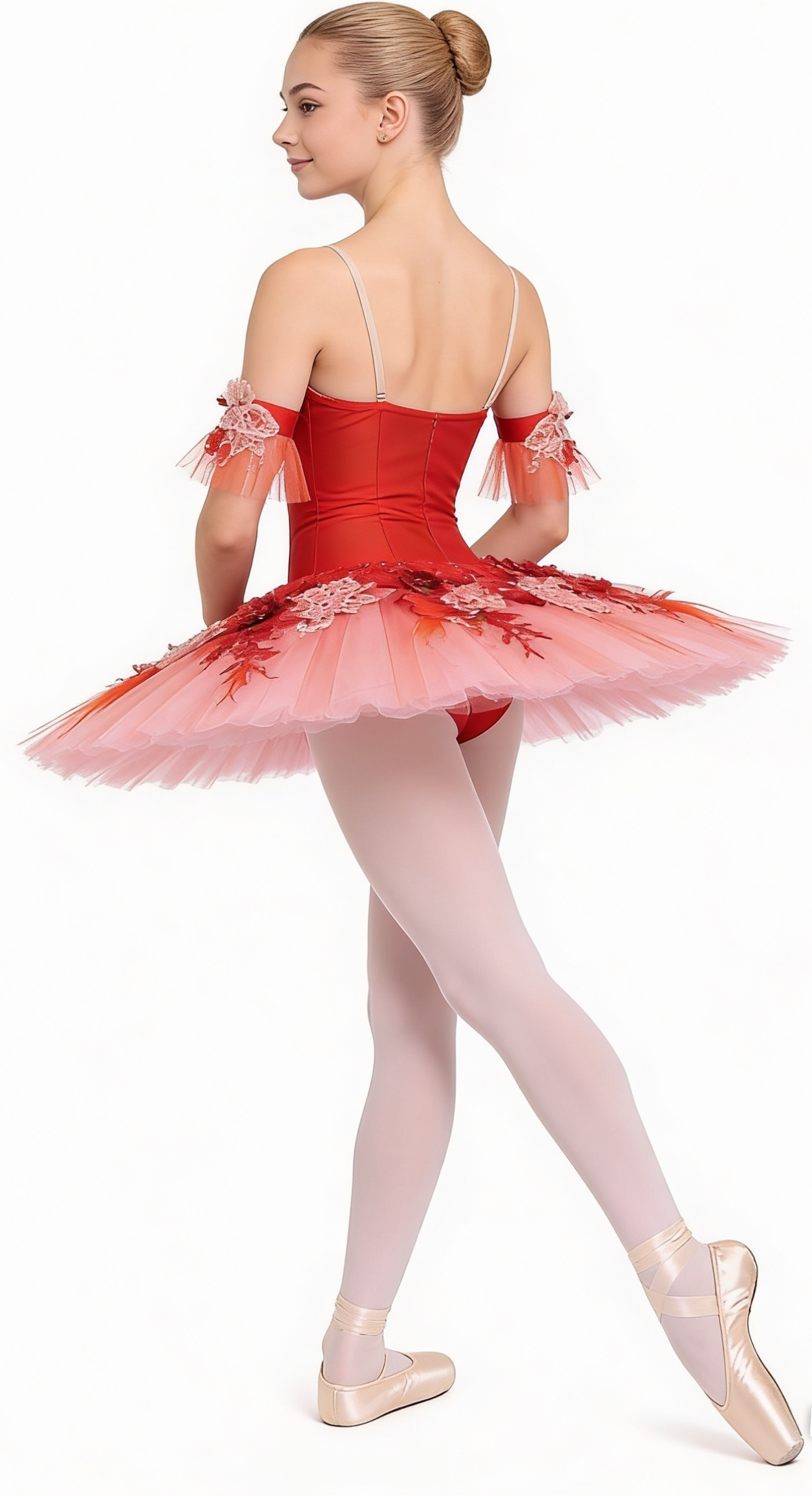Coral & Red Tutu