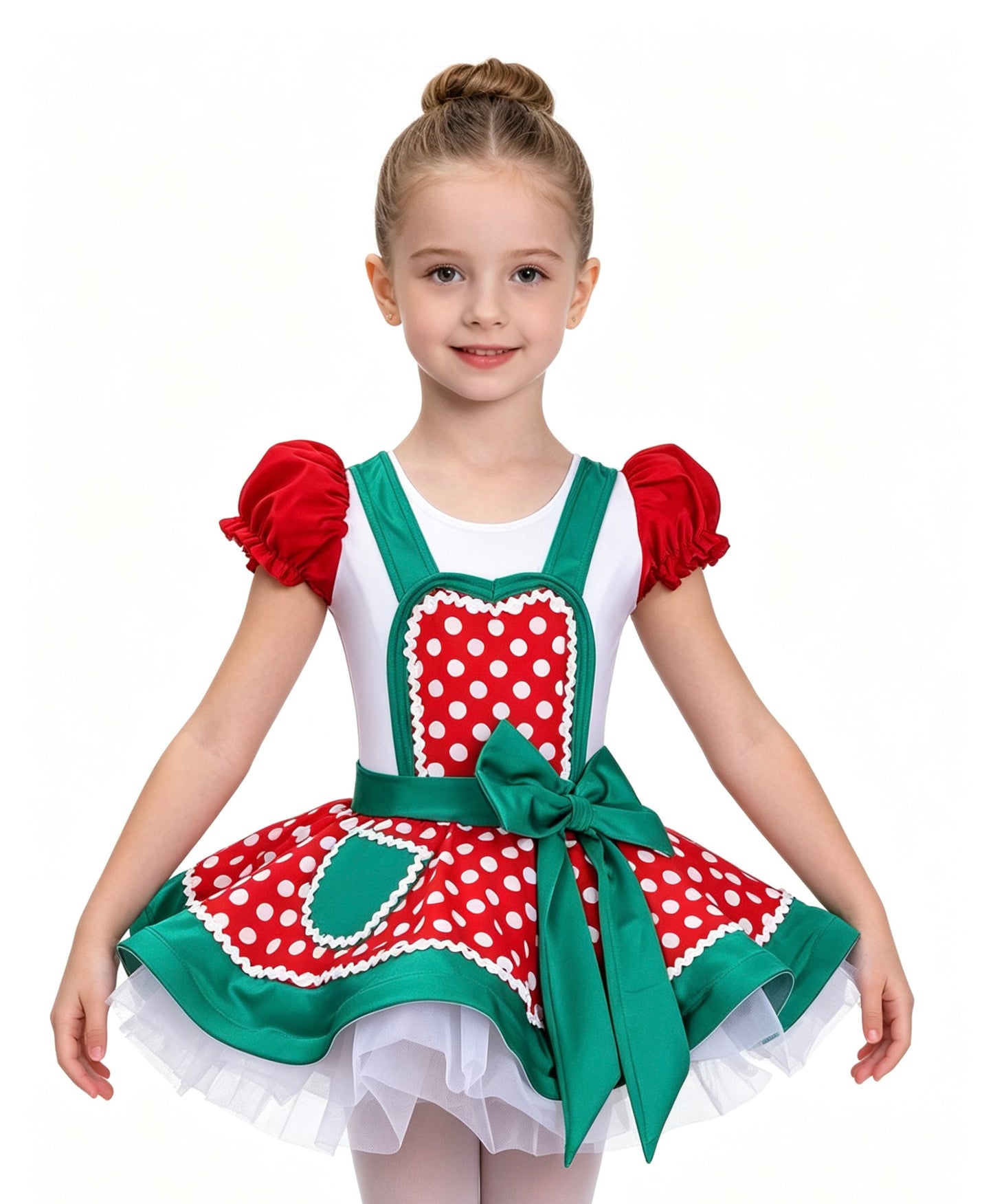 Red & Green Tartan Dress