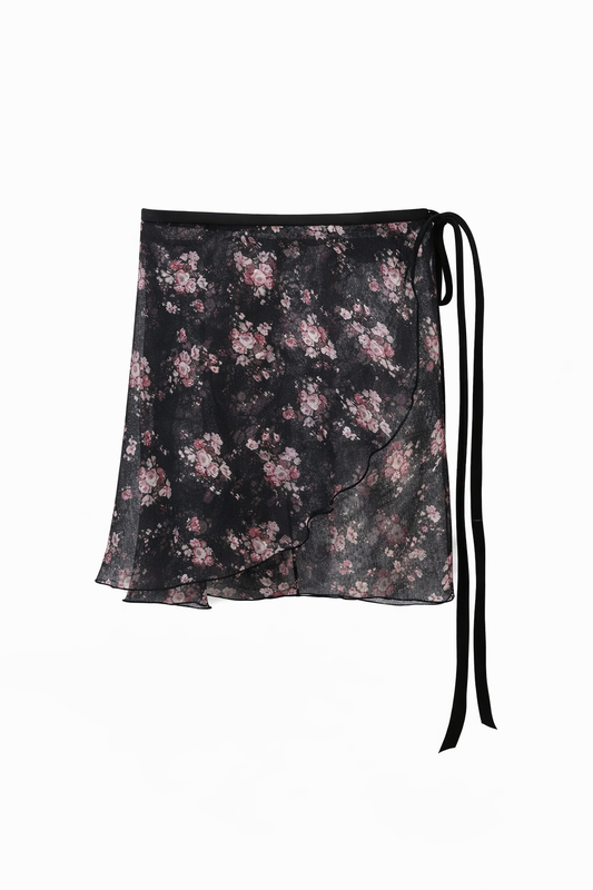 Floral Wrap Skirt