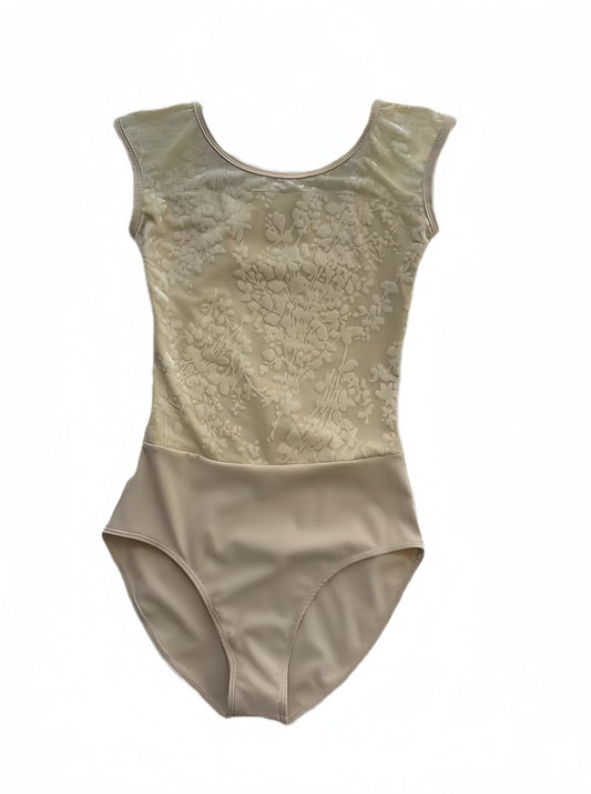 Lace, Velvet, Cap Sleeve Leotard