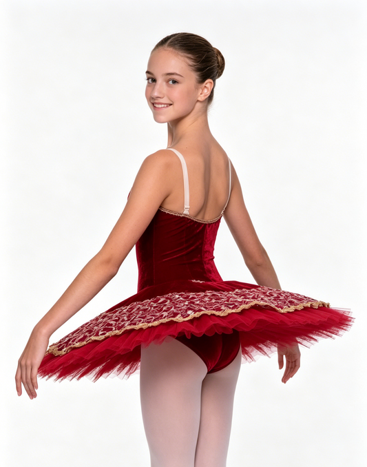Ruby Red & Gold Tutu