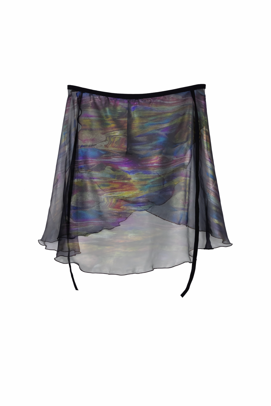 Iridescent Wrap Skirt