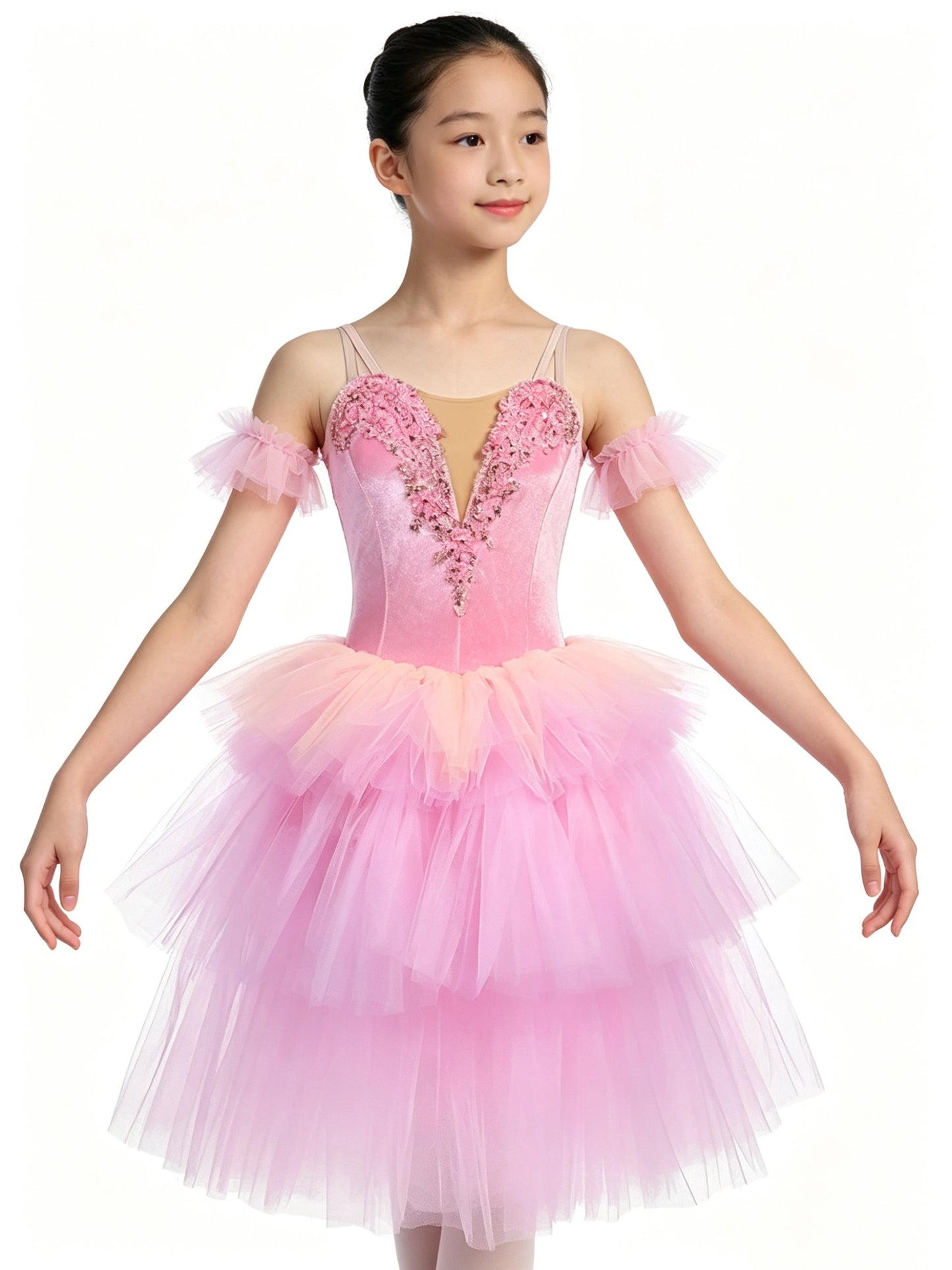 Pink Layered Romantic Tutu