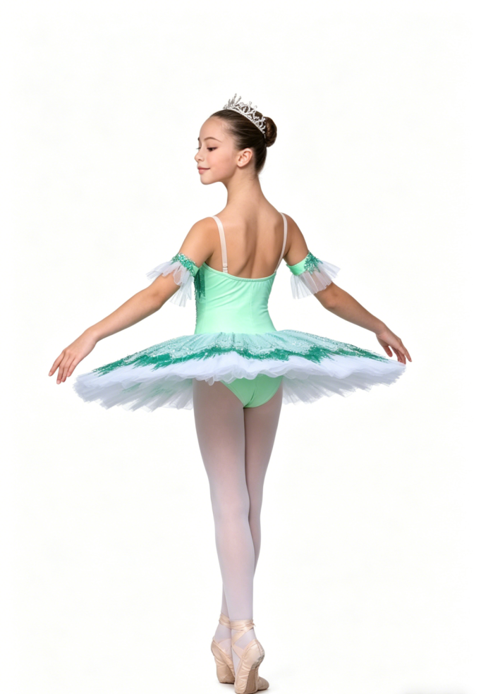Apple Green & White