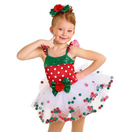 Red & White Polka Dot Dress