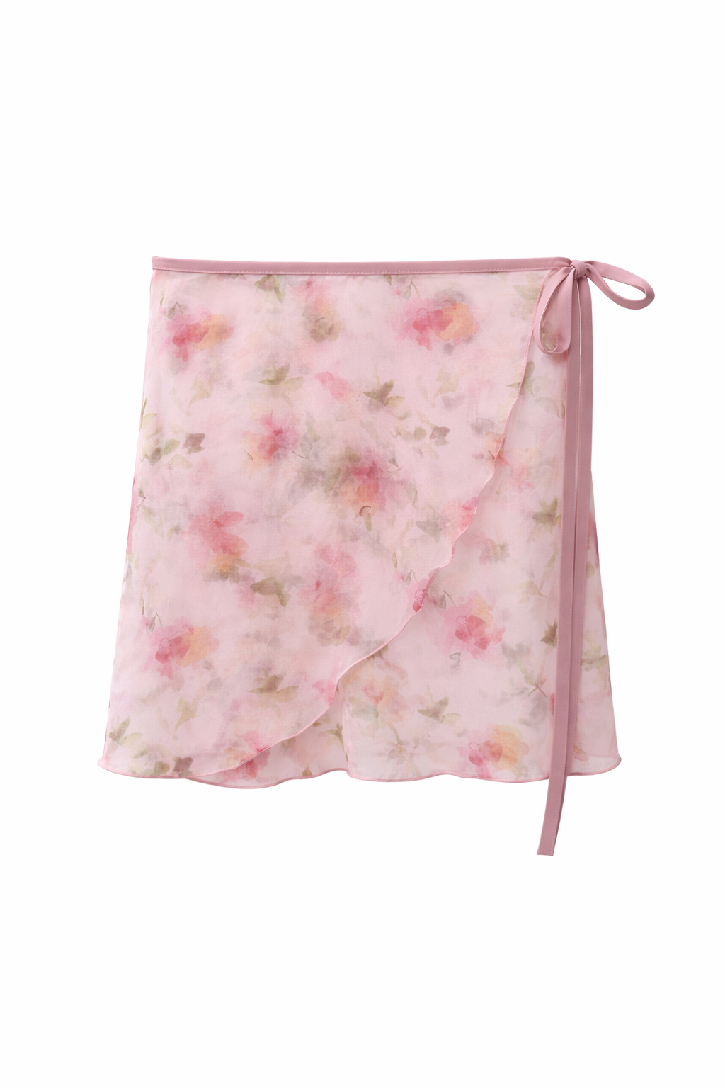 Floral Wrap Skirt