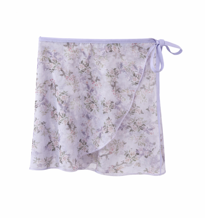 Floral Wrap Skirt