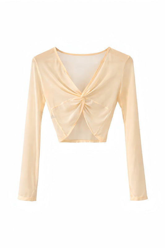 Mesh Wrap Top