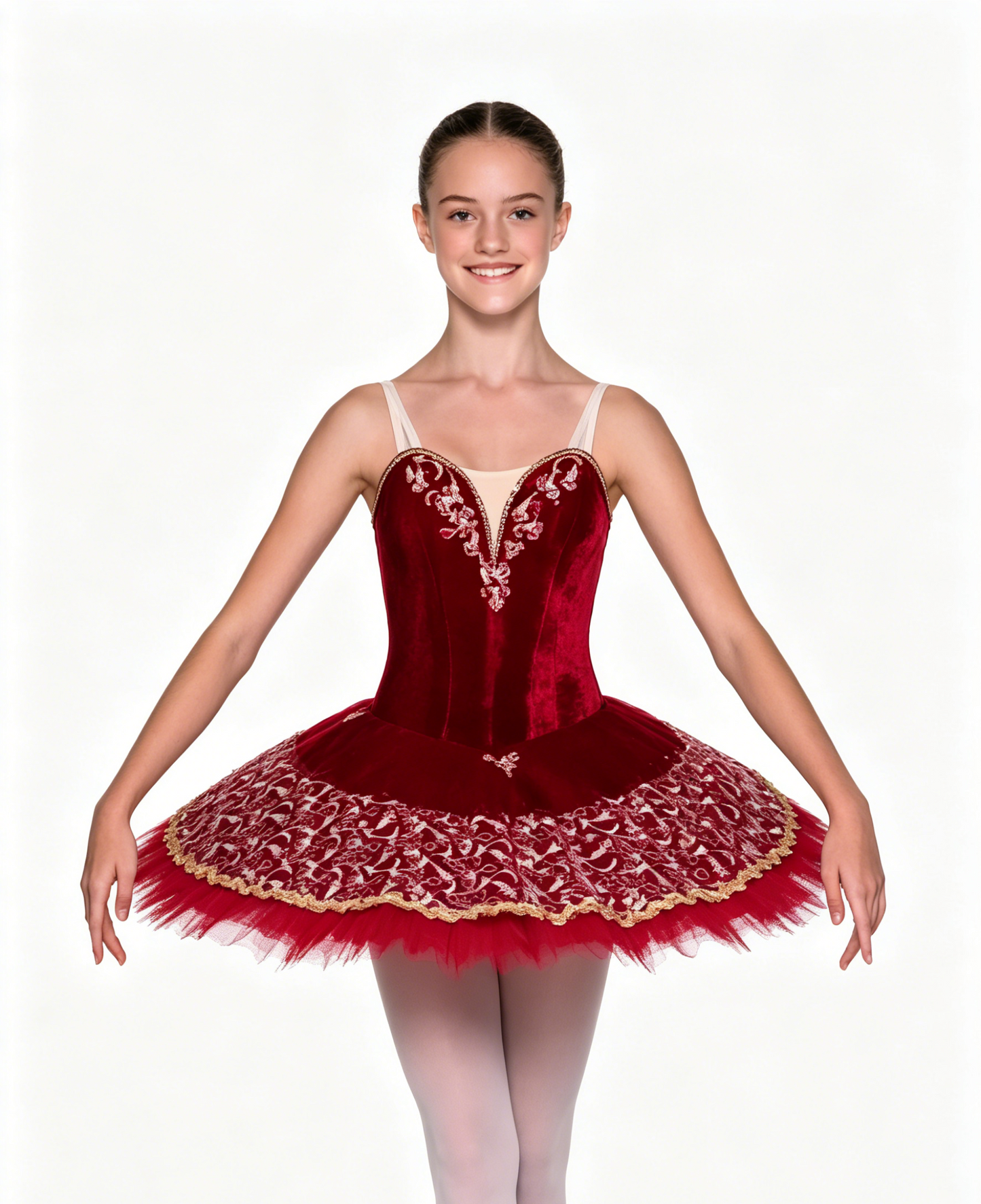 Ruby Red & Gold Tutu