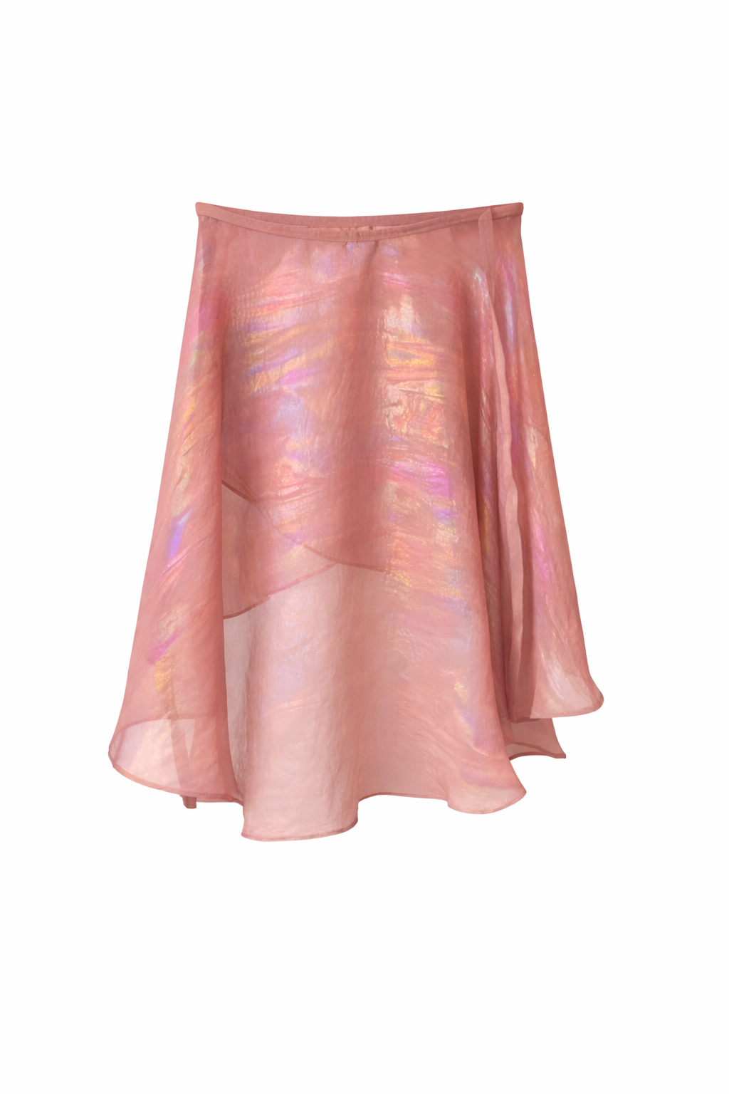 Iridescent Wrap Skirt