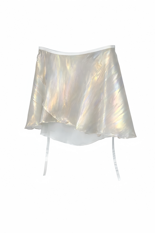 Iridescent Wrap Skirt